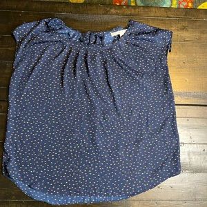 Laura Conrad blue blouse XL